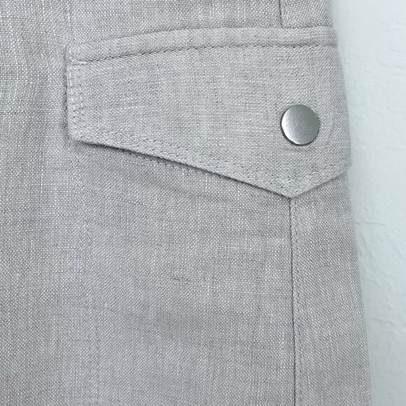 Athleta Velocity 100% Linen Cargo Pocket Skirt - Picture 7 of 11